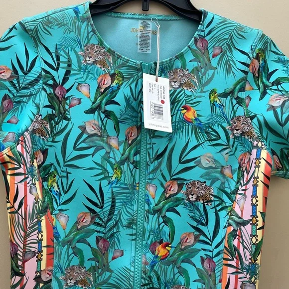 Johnny Was Taina Neoprene One Piece Swimsuit - Picture 6 of 13